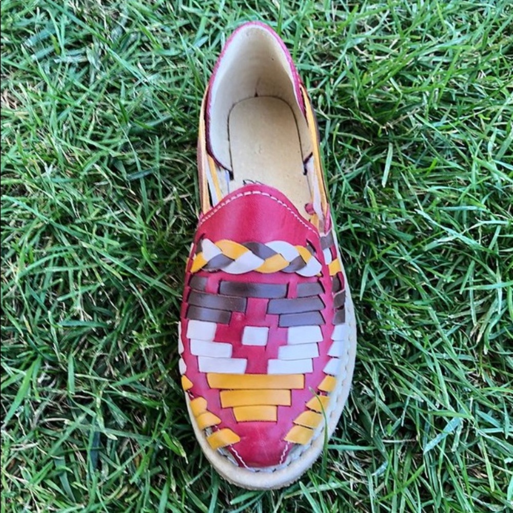 Women’s leather sandals/huarache Mexican Hand made - Picture 4 of 6